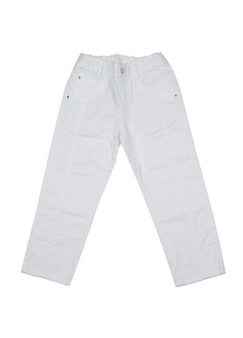 Белые летние прямые джинсы Polo Club