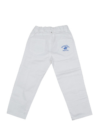 Белые летние прямые джинсы Polo Club