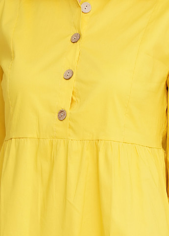 Жовтий кежуал сукня коротка Y.TWO однотонна