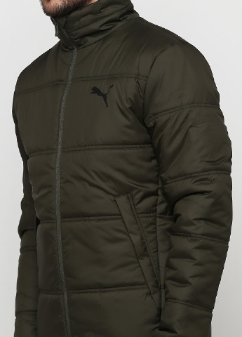 Оливковая (хаки) зимняя куртка Puma Essentials Padded Jacket