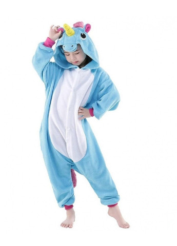 Детская пижама кигуруми Единорог (голубой) 100 см Power (254416854)