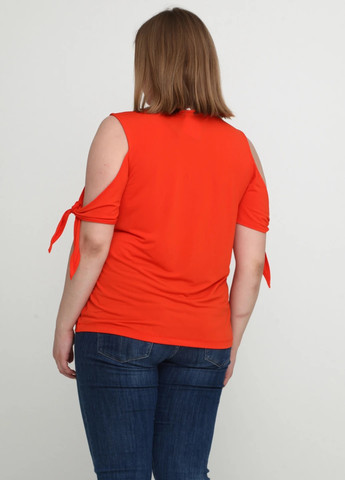 Оранжевая летняя блуза Signature