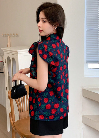 Комбинированная блуза SHEIN