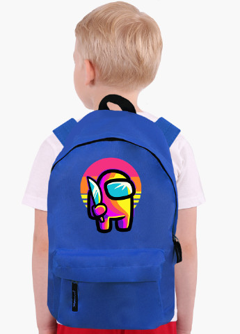 Детский рюкзак Амонг Ас Красный (Among Us Red) (9263-2406) MobiPrint (217075007)