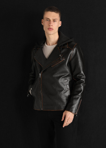 Темно-коричнева демісезонна куртка Colin's