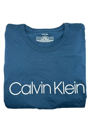 Морской волны футболка Calvin Klein