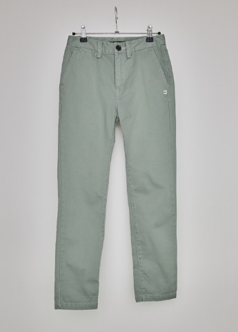 Бледно-зеленые кэжуал демисезонные брюки Quiksilver
