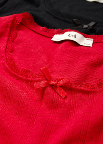 Разноцветный демисезонный кэжуал лонгслив C&A однотонный