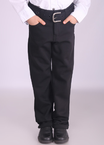 Черные кэжуал зимние брюки прямые LEVINDER JEANS