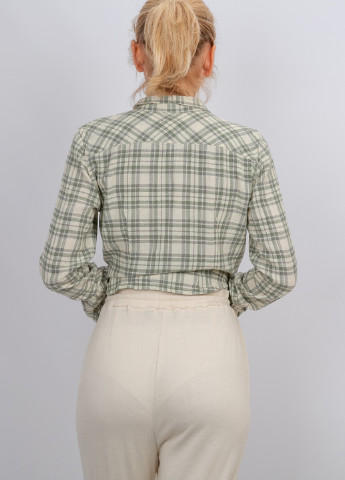 Оливковая кэжуал рубашка в клетку Ralph Lauren