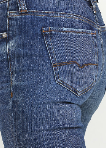 Джинси Bogner завужені однотонні сині джинсові