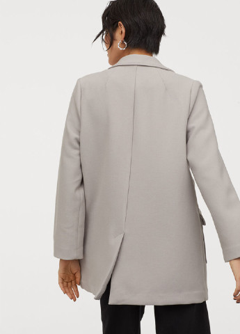 Серо-бежевое демисезонное Пальто однобортное H&M