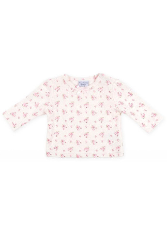 Розовый демисезонный набор детской одежды велюровый розовый с кроликом (ep6149.0-3) Luvena Fortuna