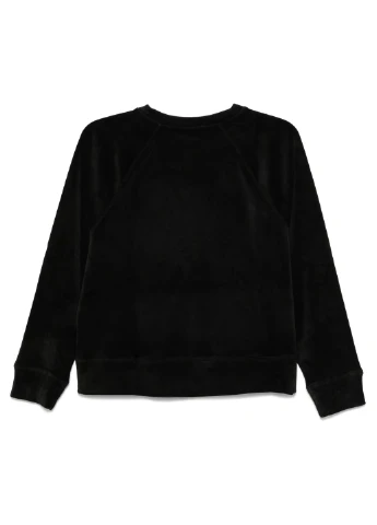 Чорний світшот DKNY однотонний стрази (326641633)