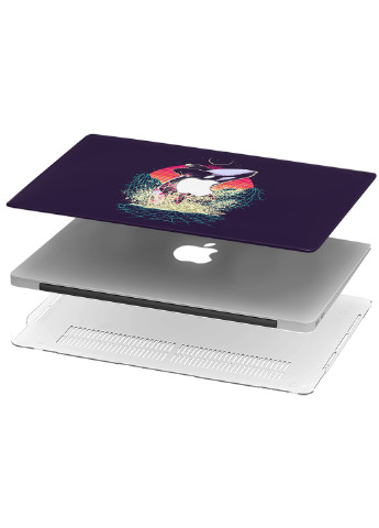 Чохол пластиковий для Apple MacBook Air 13 A1932/A2179/A2337 Арт кит (Art whale) (9656-2171) MobiPrint (218988132)