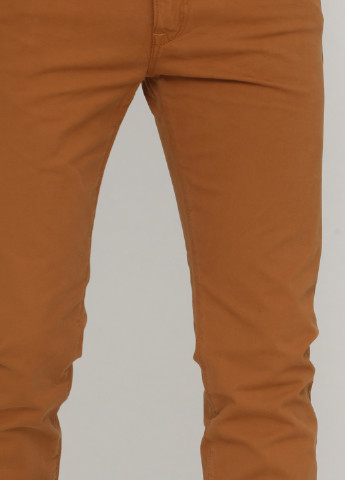 Рыжие джинсовые демисезонные прямые брюки Geox
