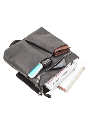 Чоловіча шкіряна сумка 25,5х23х4,5 см Shvigel (252133000)