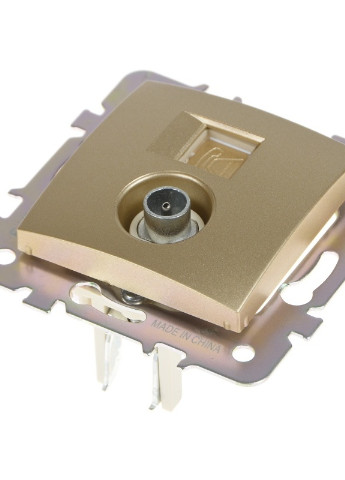 Розетка RB-1TV + 1TF Brille (253967208)