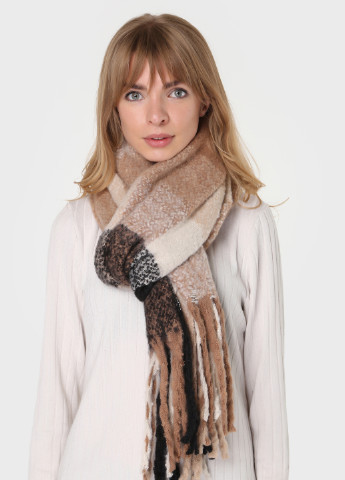 Дуже теплий зимовий шарф 445018 Бежевий 185*50 см Merlini cordoba (254907850)