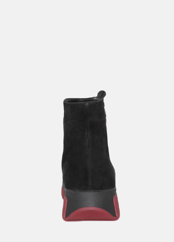 Зимние ботинки re2691-11 черный El passo из натуральной замши