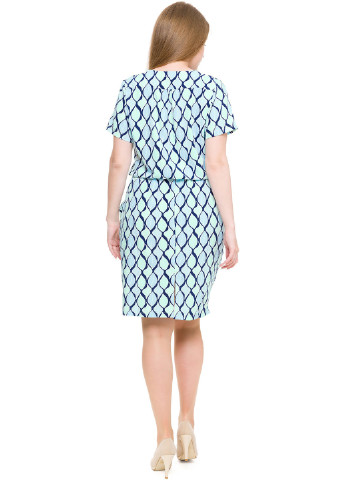 Мятное кэжуал платье Richmond с абстрактным узором