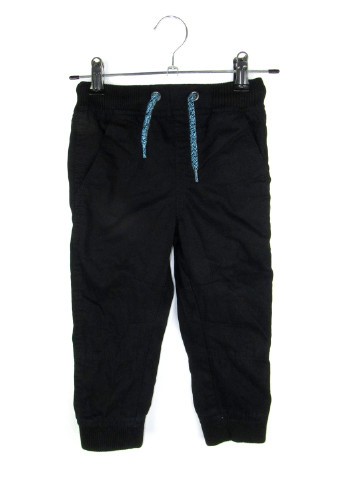 Черные кэжуал демисезонные брюки со средней талией Lupilu