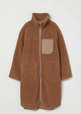 Коричневая зимняя куртка H&M
