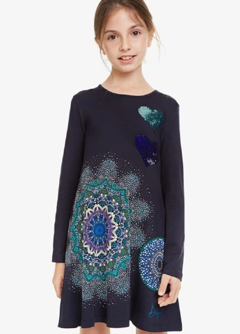Комбінована сукня Desigual (177431703)
