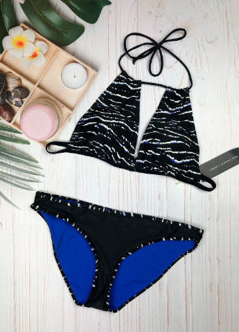 Черный летний купальник French Connection