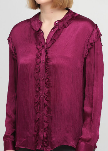 Фуксинова (колору Фукія) демісезонна блуза Massimo Dutti