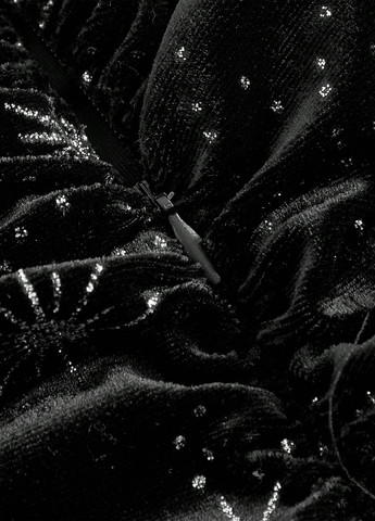 Комбінезон SHEIN комбінезон-шорти зірки чорний вечірній, коктейльний поліестер