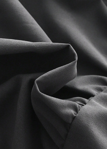 Серая кэжуал однотонная юбка SHEIN баллон