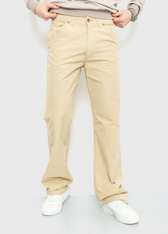 Песочные кэжуал демисезонные прямые брюки Ager