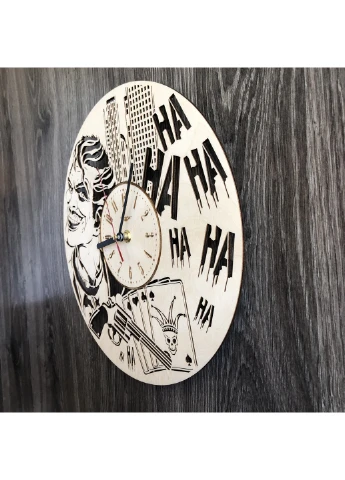 Деревянные настенные часы «Джокер» 7Arts (253567884)