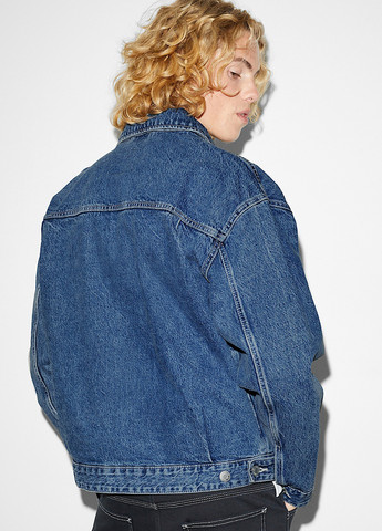 Синяя демисезонная куртка C&A