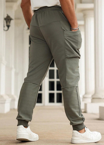 Зеленые спортивные, кэжуал демисезонные джоггеры брюки SHEIN