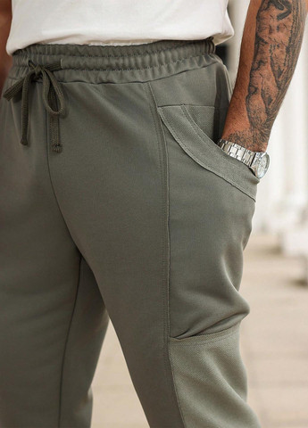 Зеленые спортивные, кэжуал демисезонные джоггеры брюки SHEIN