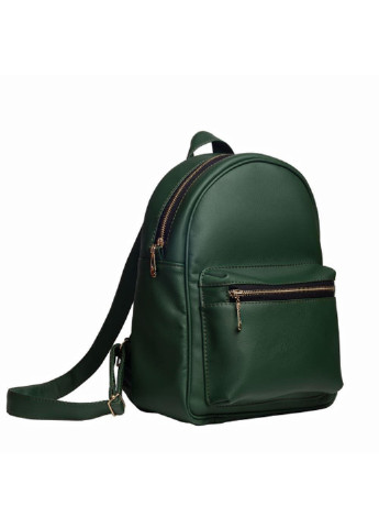 Женский рюкзак 32х12х25 см Sambag однотонный зелёный кэжуал