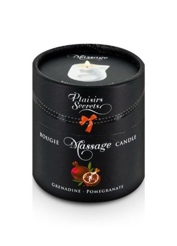 Массажная свеча Pomegranate (80 мл) подарочная упаковка, керамический сосуд Plaisirs Secrets (255169446)