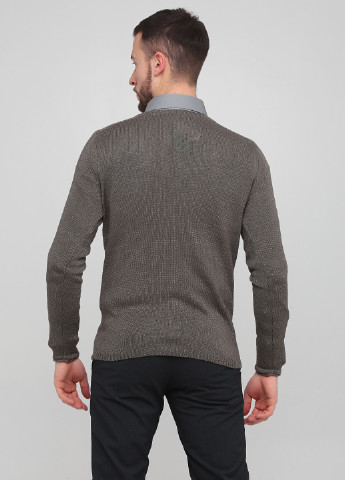 Серо-коричневый демисезонный пуловер пуловер Drykorn
