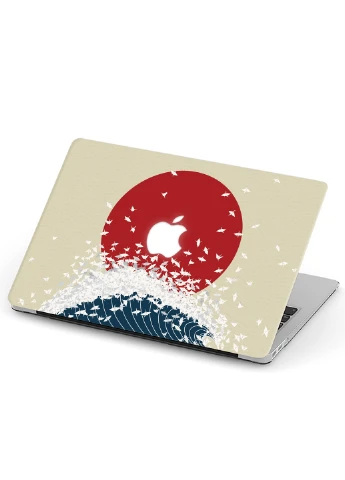 Чохол пластиковий для Apple MacBook Air 13 A1466 / A1369 Велика хвиля в Канагава Кацусіки Хокусая (6351-2434) MobiPrint (218857731)