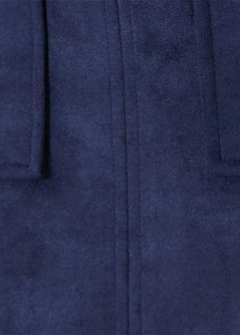 Темно-синяя кэжуал однотонная юбка KOTON карандаш