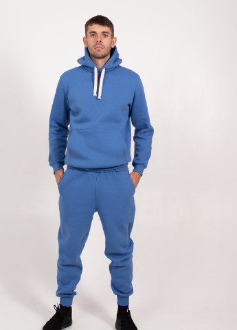Синий зимний костюм мужской теплый спортивный TvoePolo