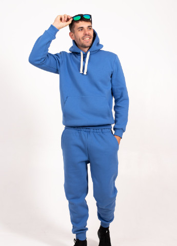Синий зимний костюм мужской теплый спортивный TvoePolo