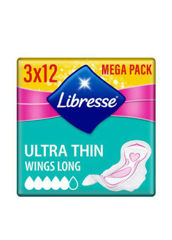 Прокладки гігієнічні Ultra Thin Wings Long Super Soft (36 шт.) Libresse (151219722)