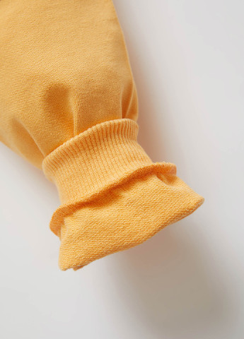 Жовтий демісезонний костюм (світшот, штани) брючний DeFacto