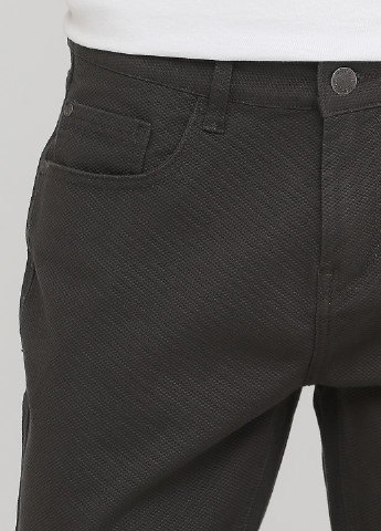 Темно-серые кэжуал демисезонные зауженные брюки Colin's