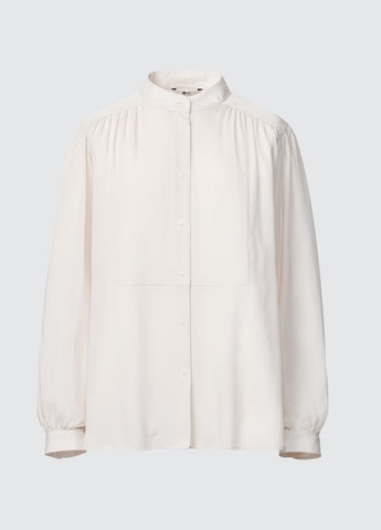 Біла демісезонна блуза Uniqlo