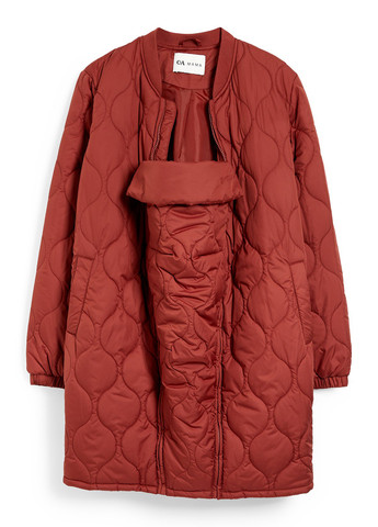 Терракотовая демисезонная куртка для беременных C&A