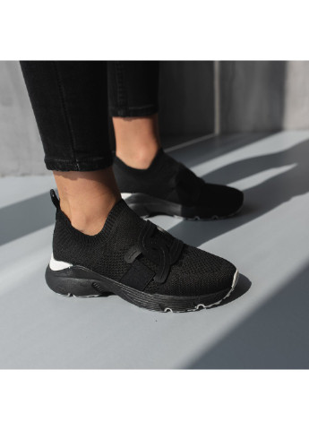 Чорні осінні кросівки жіночі bodhi 3704 36 23,5 см чорний Fashion